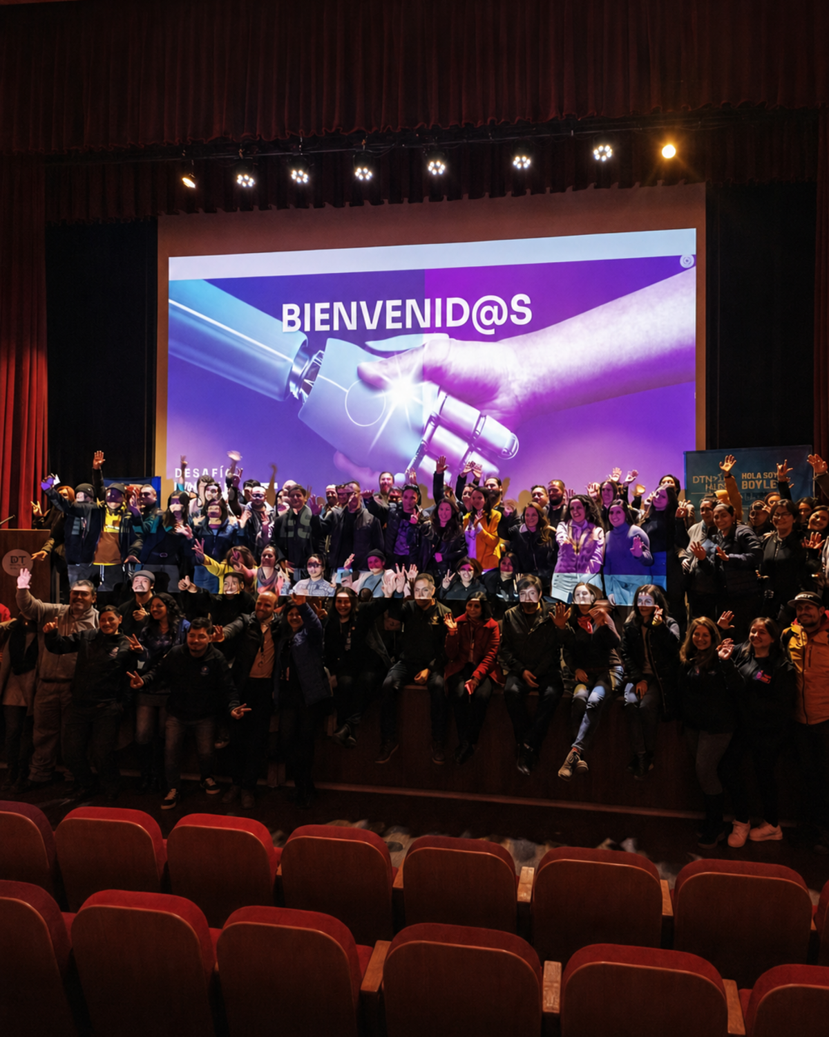 Comunidad de DTN Lab en un seminario presencial